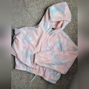Obey Pastel Pink and Blue Hoodie